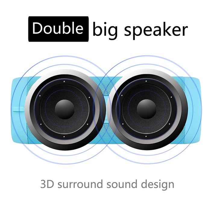 Cycling Bluetooth Speakers,FULiYEAR Portable Outdoor Speaker with Flashlight,TF Card,FM Radio,Waterproof Speaker... N4