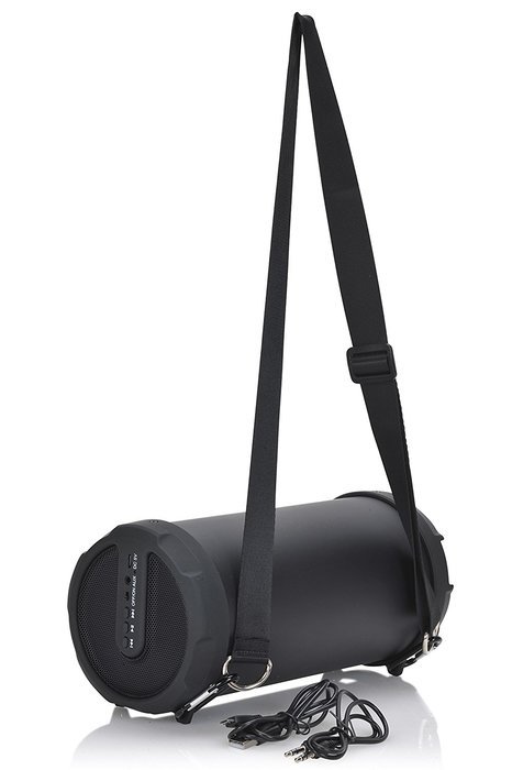 2BOOM Bass King Jr, Sturdy and Loud Wireless Speaker Black N2