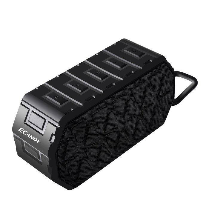 Ecandy Waterproof Outdoor Speaker, Bluetooth Speaker with Mic,12 Hours Playtime and IPX6 Waterproof for iPhone...