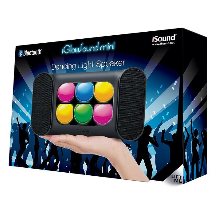 iSound ISOUND-5379 Mini Dancing Lights Bluetooth Speaker (Black) N2