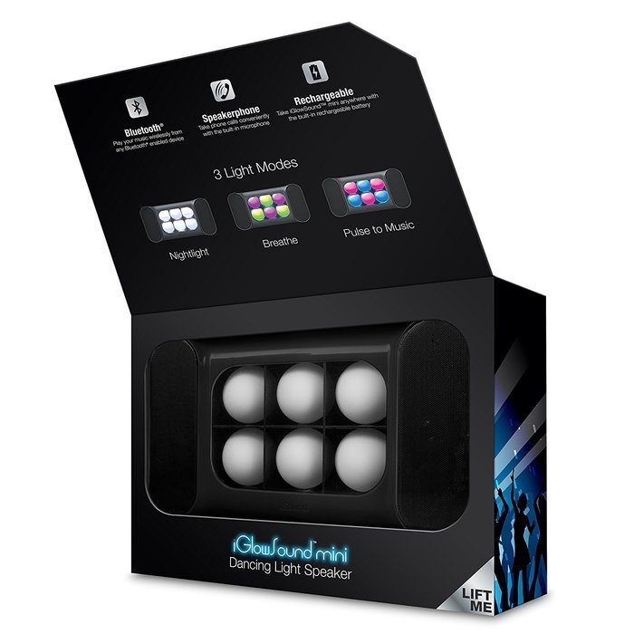 iSound ISOUND-5379 Mini Dancing Lights Bluetooth Speaker (Black) N3