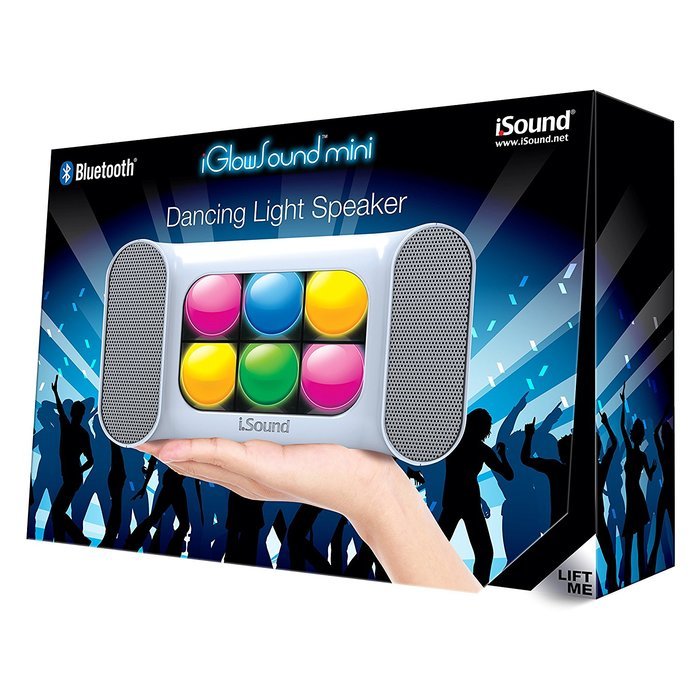iSound ISOUND-5379 Mini Dancing Lights Bluetooth Speaker (Black) N7