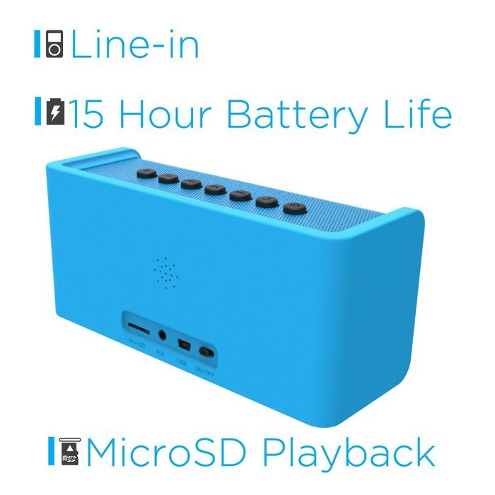 Ematic Bluetooth Wireless Speaker & Speakerphone for iPhone, iPad, iPod, Android, Tablets & Smartphones, Red N4
