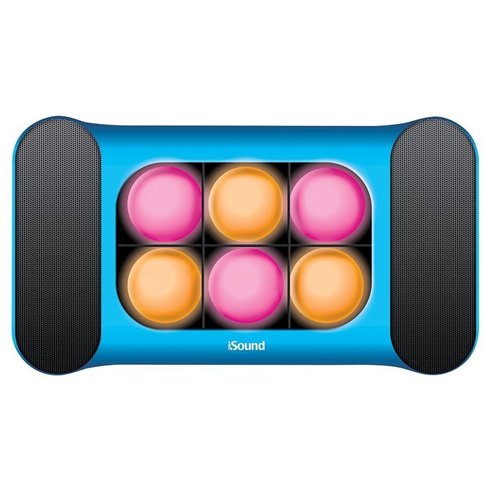 iSound iGlowSound Pro Dancing Light Bluetooth Speaker (Red) N7