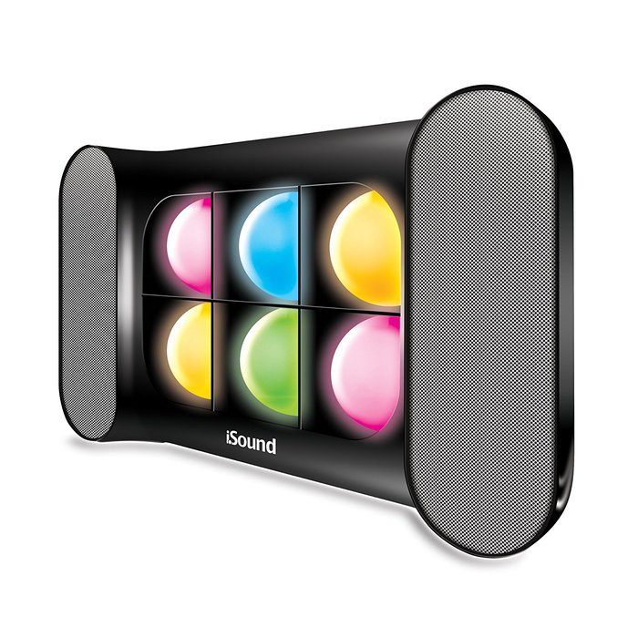 iSound iGlowSound Pro Dancing Light Bluetooth Speaker (Red) N11
