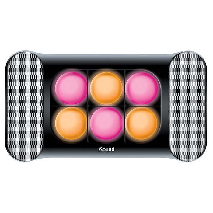 iSound iGlowSound Pro Dancing Light Bluetooth Speaker (Red) N12