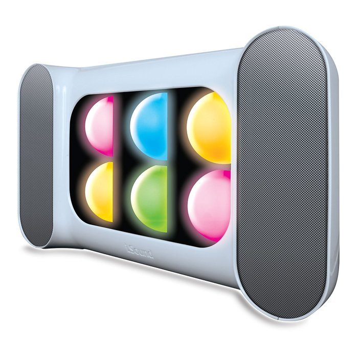 iSound iGlowSound Pro Dancing Light Bluetooth Speaker (Red) N16