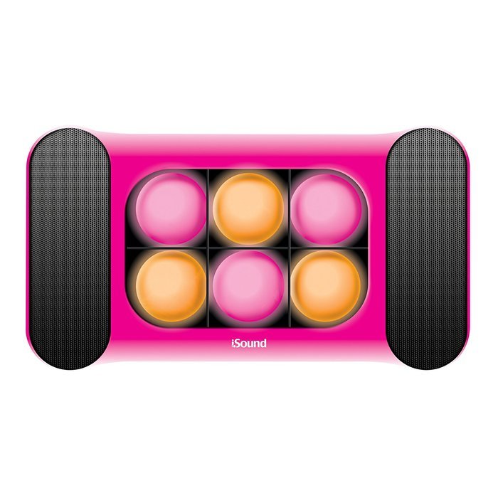 iSound iGlowSound Pro Dancing Light Bluetooth Speaker (Red) N22