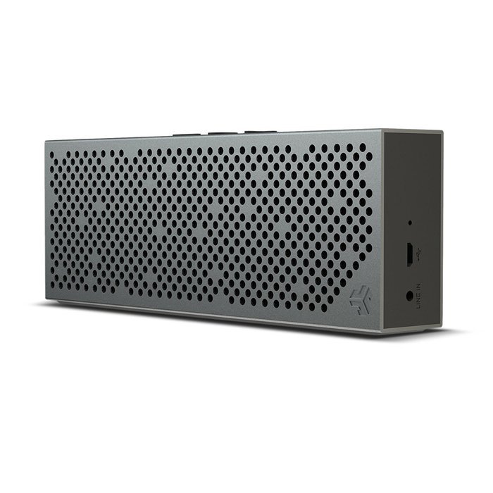 JLab Audio Crasher MINI, METAL BUILD Portable Splashproof Bluetooth Speaker with 10 Hour Battery - Black N26
