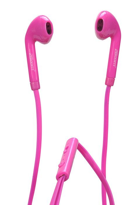 2BOOM Noise Isolating Sport Wired Earbuds Headphones with Microphone and Volume Control Blue N6