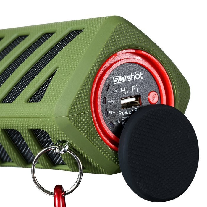 Portable NFC Waterproof Super Bass Resonance Bluetooth Wireless Speaker With Power Bank Bluetooth CSR 4.0 Technology... N3