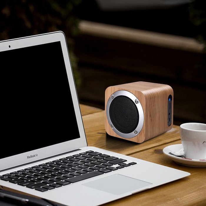 Bluetooth Speaker Wood, ZENBRE F3 6W Portable Bluetooth 4.0 Speakers with 10h Play Time, Wireless Computer Speaker... N7