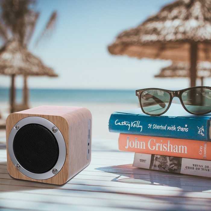 Bluetooth Speaker Wood, ZENBRE F3 6W Portable Bluetooth 4.0 Speakers with 10h Play Time, Wireless Computer Speaker... N11