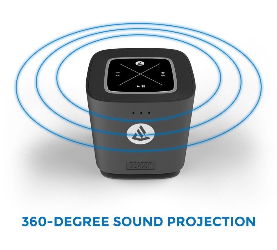Beacon Phoenix 2 Bluetooth Speaker, Ashen Black N2