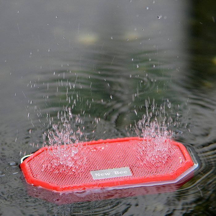 Creaker &reg; New Bee Portable Pocket Waterproof &nbsp;Shower Shockproof Wireless Bluetooth Speaker With Mic CSR V4.0 Bluetooth... N6