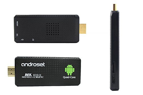 ANDROSET Quad core TV Box MK809III Android 4.2.2 Bluetooth Wifi HDMI (Quad Core MK809III)
