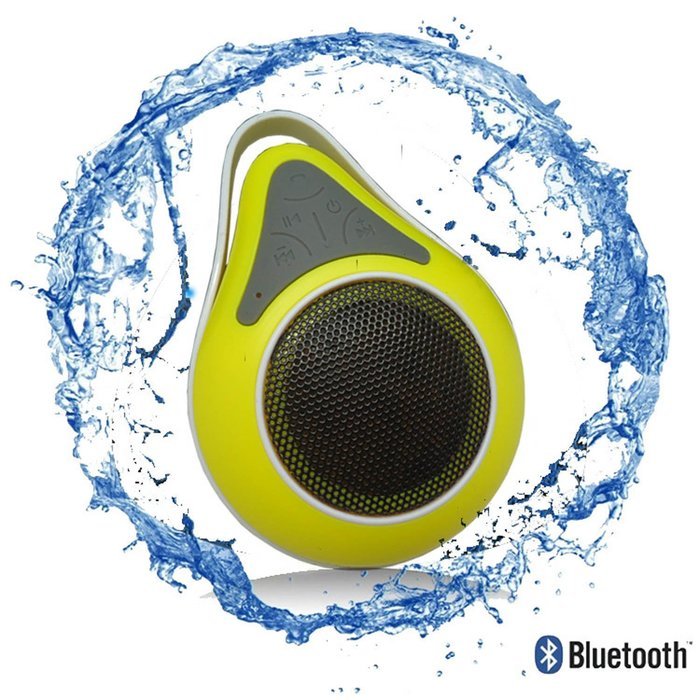 Bluetooth Waterproof Shower Speaker Phone with Mic. Best Portable Wireless Music Receiver for Pool, Shower and... N4