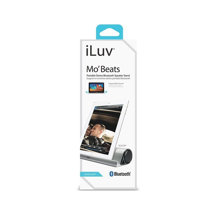 iLuv iSP245 Mo' Beats Portable Bluetooth Speaker with Viewing Cradle N6