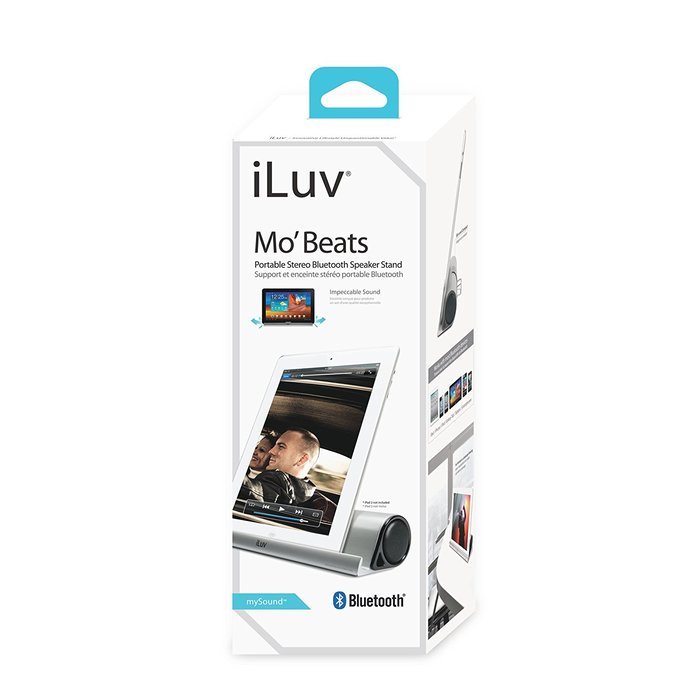 iLuv iSP245 Mo' Beats Portable Bluetooth Speaker with Viewing Cradle N7