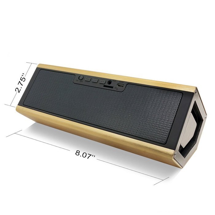 SUNMAY Portable Wireless Bluetooth Stereo Speaker Two-channel TF Card Play 2000MAH Battery Aluminium Shell Material...