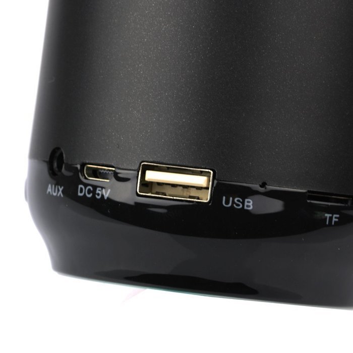 H8 Protable Mini Bluetooth Speaker Wireless Big Bass Audio Player Speaker Support TF(Black) N8