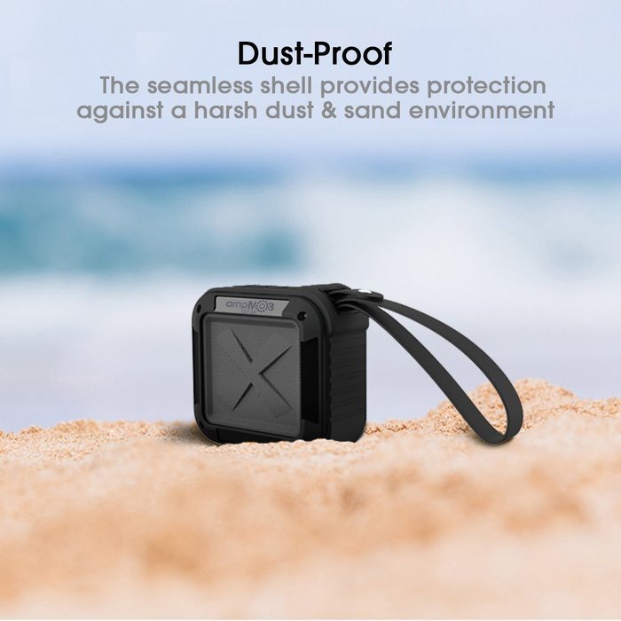 Portable Waterproof Bluetooth Speaker, Wireless, Indoor/Outdoor Mini Shower Speaker, With 8 Hour Rechargeable... N6