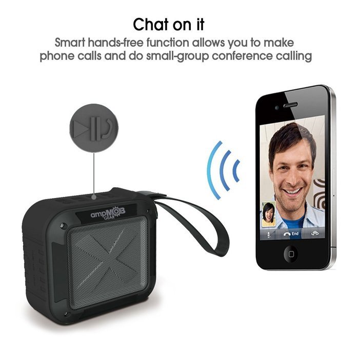 Portable Waterproof Bluetooth Speaker, Wireless, Indoor/Outdoor Mini Shower Speaker, With 8 Hour Rechargeable... N8