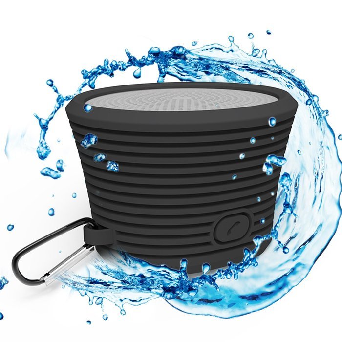 Waterproof Bluetooth Speaker - Portable and Rugged w/ Built-in Microphone