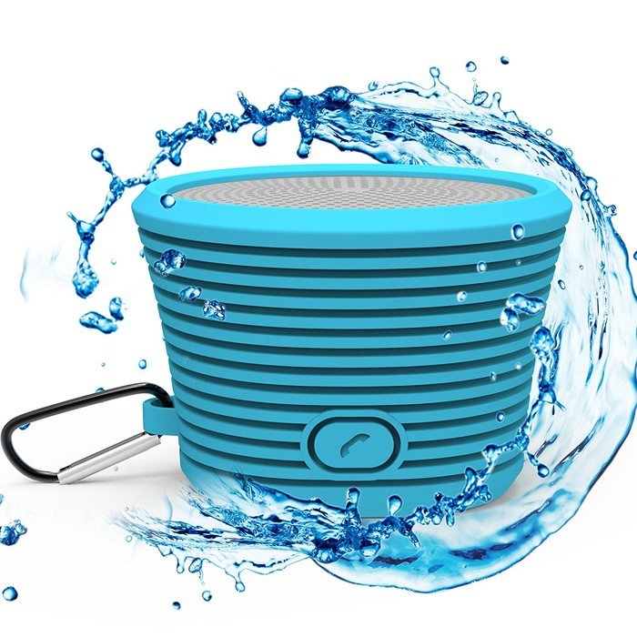 Waterproof Bluetooth Speaker - Portable and Rugged w/ Built-in Microphone N7