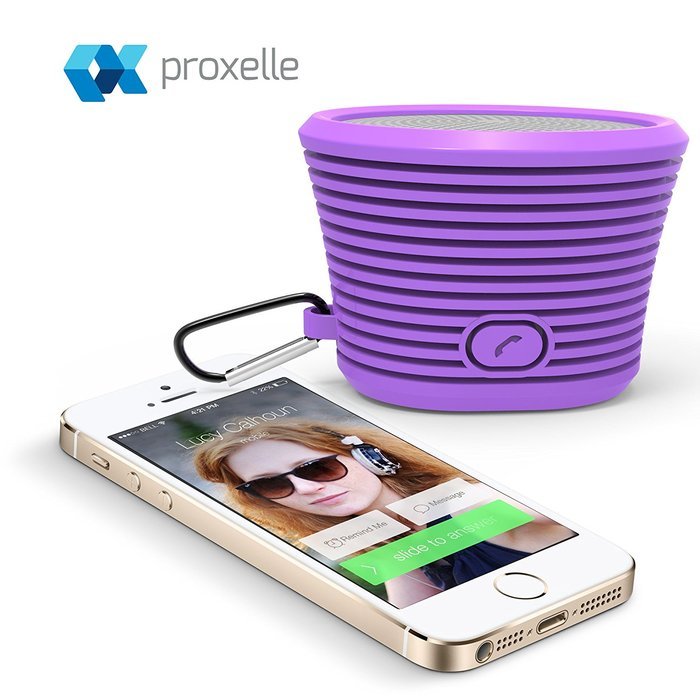 Waterproof Bluetooth Speaker - Portable and Rugged w/ Built-in Microphone N15