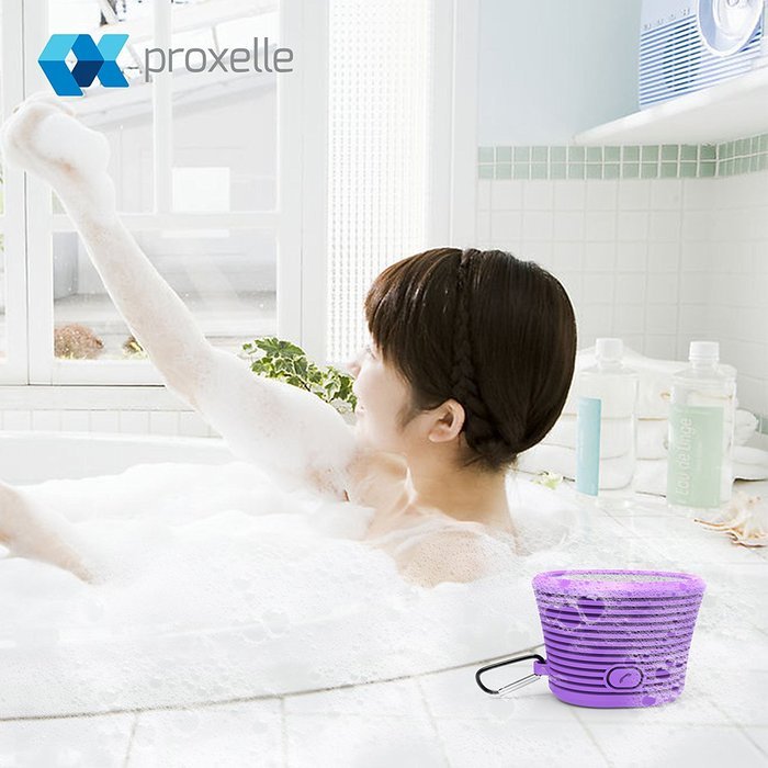 Waterproof Bluetooth Speaker - Portable and Rugged w/ Built-in Microphone N19