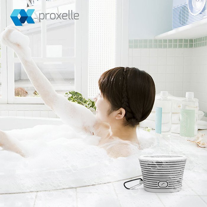 Waterproof Bluetooth Speaker - Portable and Rugged w/ Built-in Microphone N25