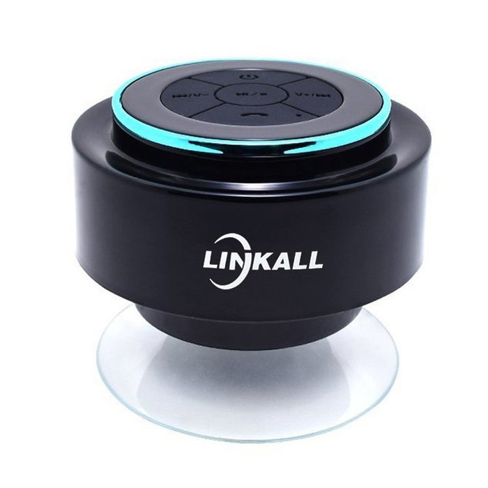 LAF012-Blue Portable Wireless Bluetooth Waterproof Shower Speaker Rechargeable Powerful Stereo Music Loudspeaker... N2