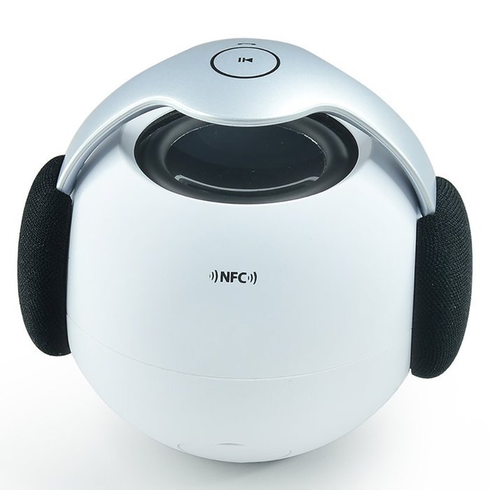 COWIN YOYO-White Waterproof Bluetooth Outdoor Wireless NFC Connect Audio Player Music Speaker Subwoofer - White N2