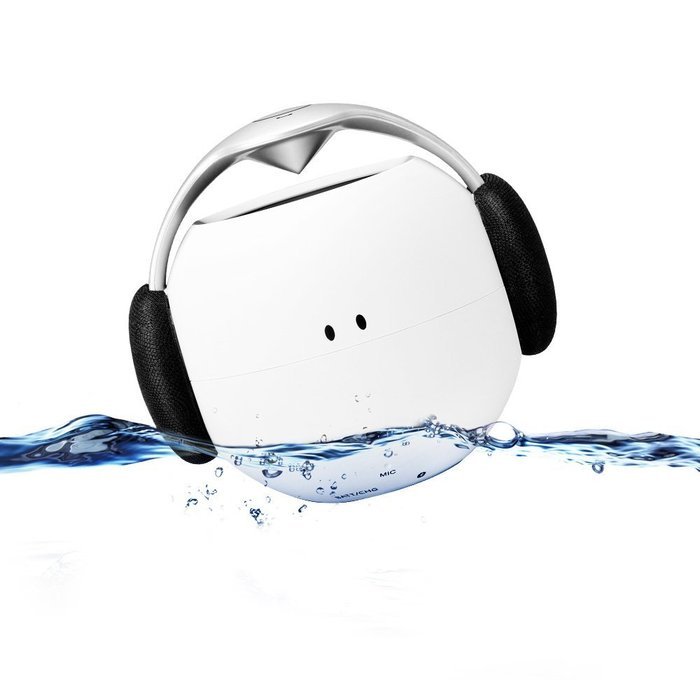 COWIN YOYO-White Waterproof Bluetooth Outdoor Wireless NFC Connect Audio Player Music Speaker Subwoofer - White N6