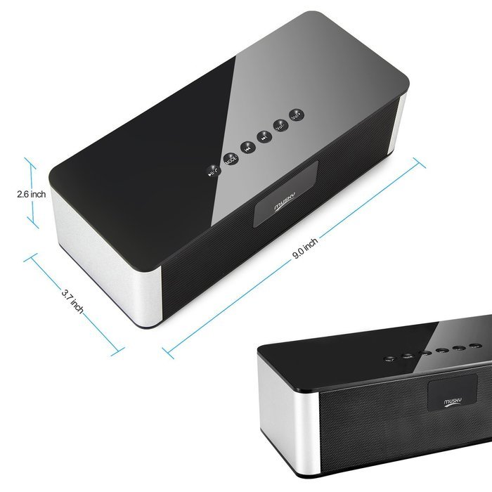 Bluetooth V4.0 HIFI Speaker, Costech Portable Stereo FM Radio, Handsfree, Support USB HOST & Micro SD card Pairs... N2