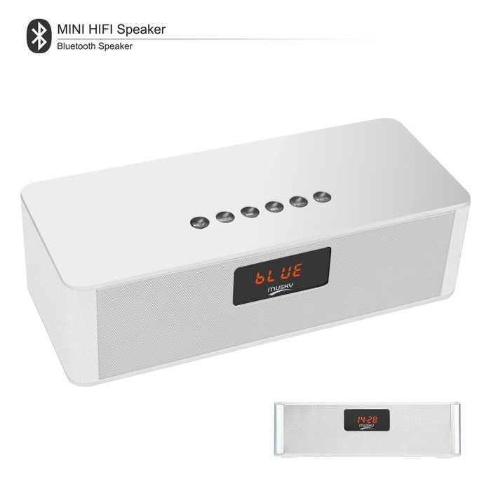 Bluetooth V4.0 HIFI Speaker, Costech Portable Stereo FM Radio, Handsfree, Support USB HOST & Micro SD card Pairs... N8