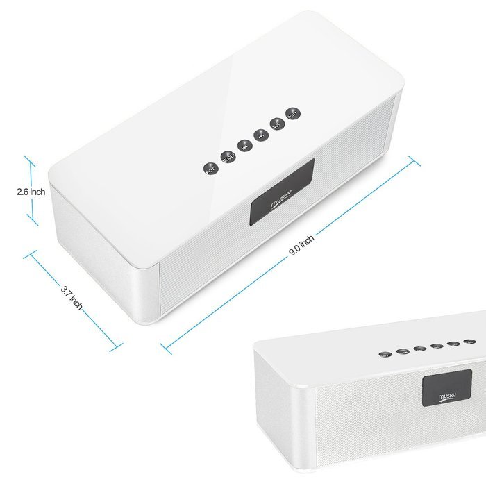 Bluetooth V4.0 HIFI Speaker, Costech Portable Stereo FM Radio, Handsfree, Support USB HOST & Micro SD card Pairs... N9
