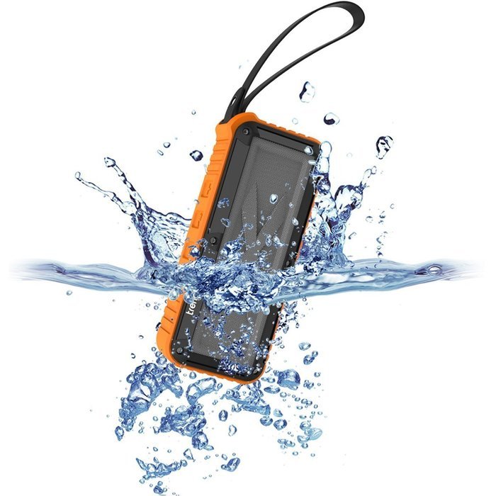 Portable Outdoor and Shower Bluetooth Speaker, Waterproof, Wireless 8 Hours Rechargeable Battery Play Time, Powerful... N6