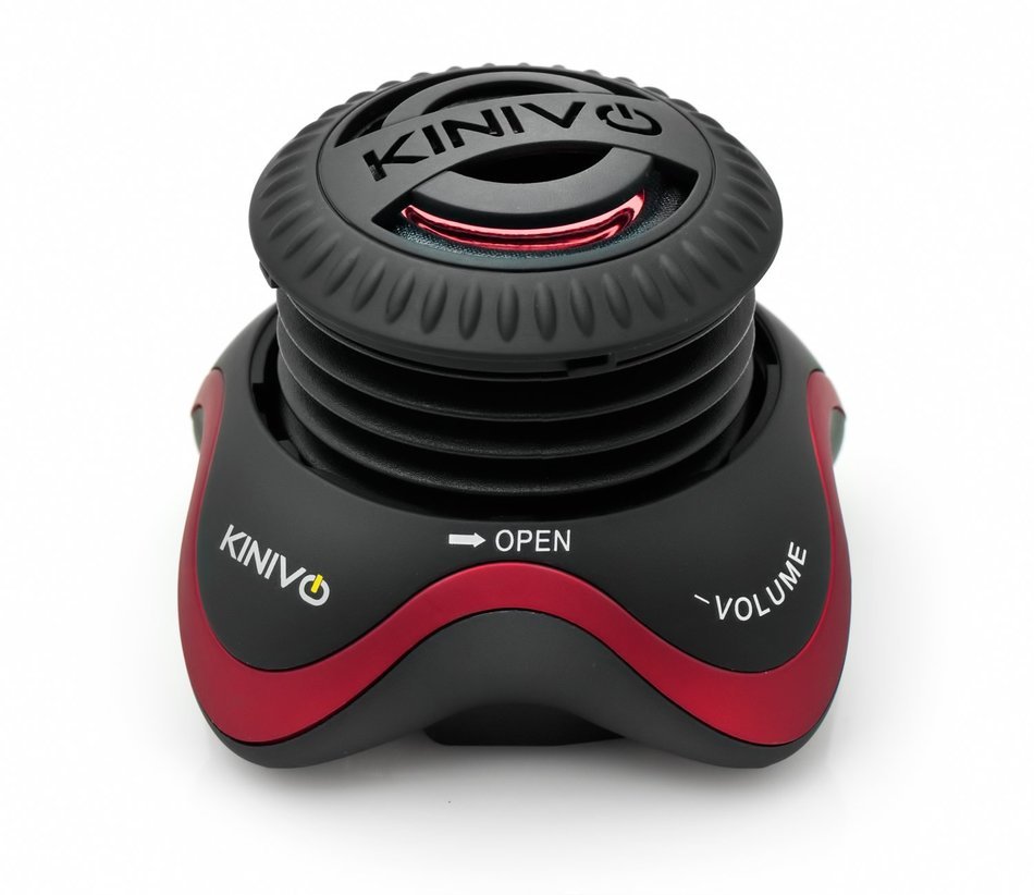 Kinivo ZX100 Mini Portable Speaker with Rechargeable Battery and Enhanced Bass Resonator (Black) N2