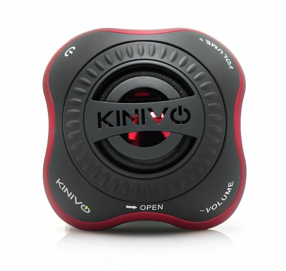 Kinivo ZX100 Mini Portable Speaker with Rechargeable Battery and Enhanced Bass Resonator (Black) N6