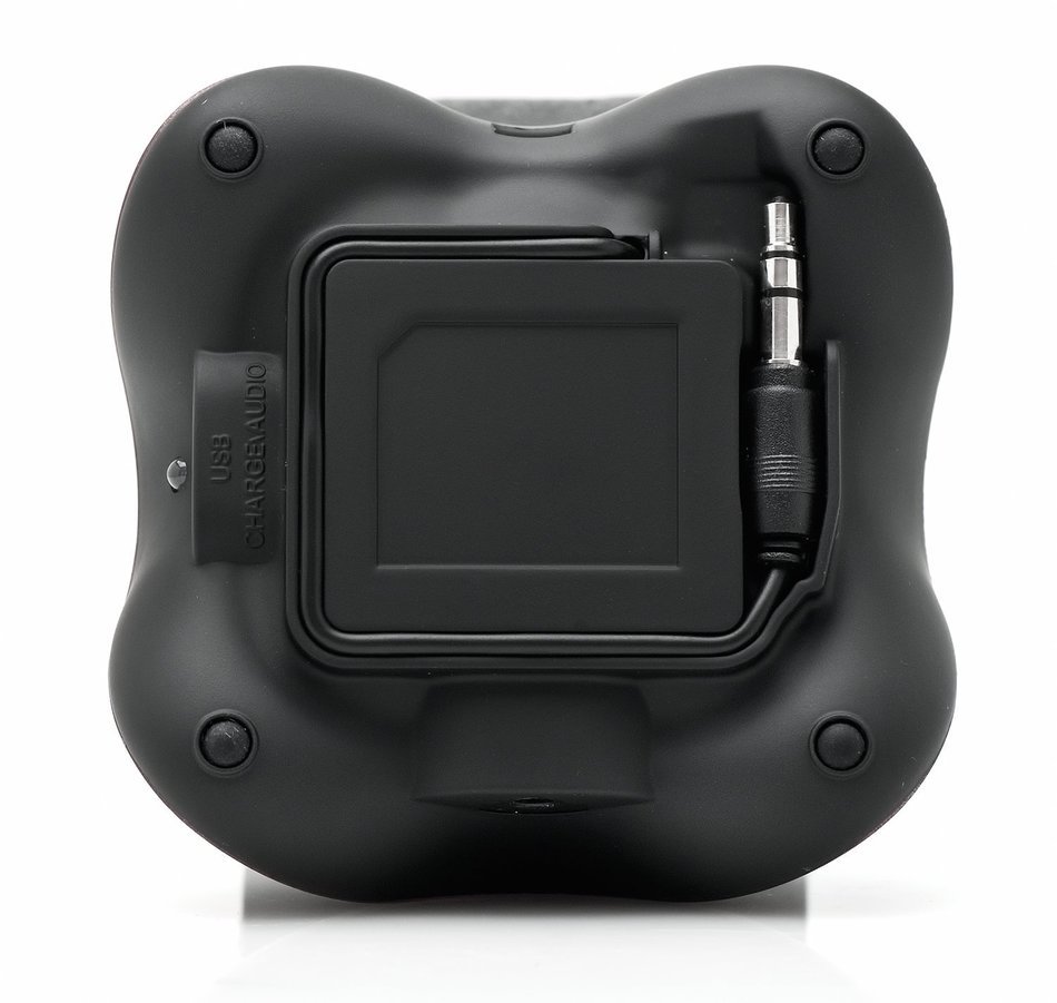 Kinivo ZX100 Mini Portable Speaker with Rechargeable Battery and Enhanced Bass Resonator (Black) N7