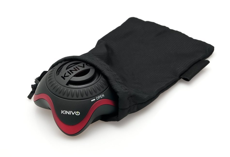 Kinivo ZX100 Mini Portable Speaker with Rechargeable Battery and Enhanced Bass Resonator (Black) N8