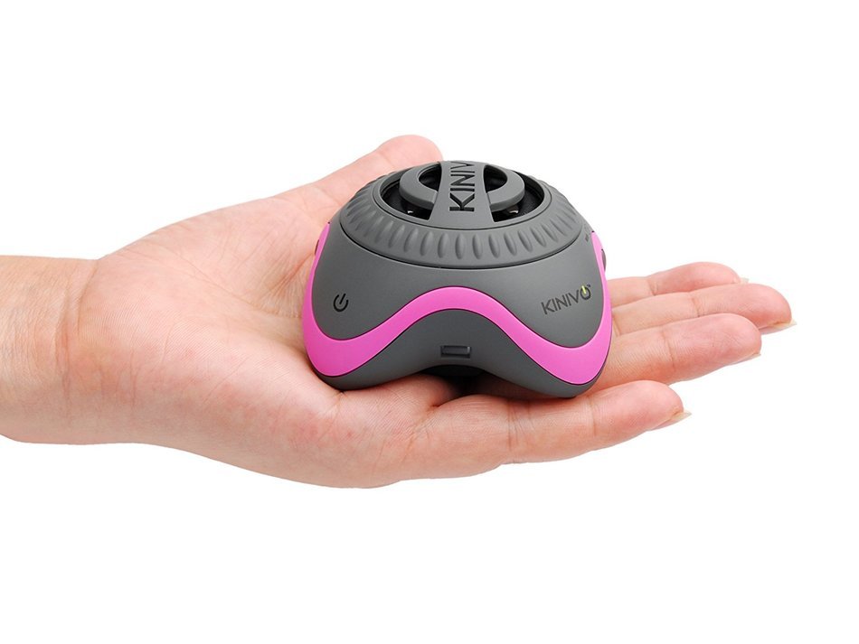 Kinivo ZX100 Mini Portable Speaker with Rechargeable Battery and Enhanced Bass Resonator (Black) N18