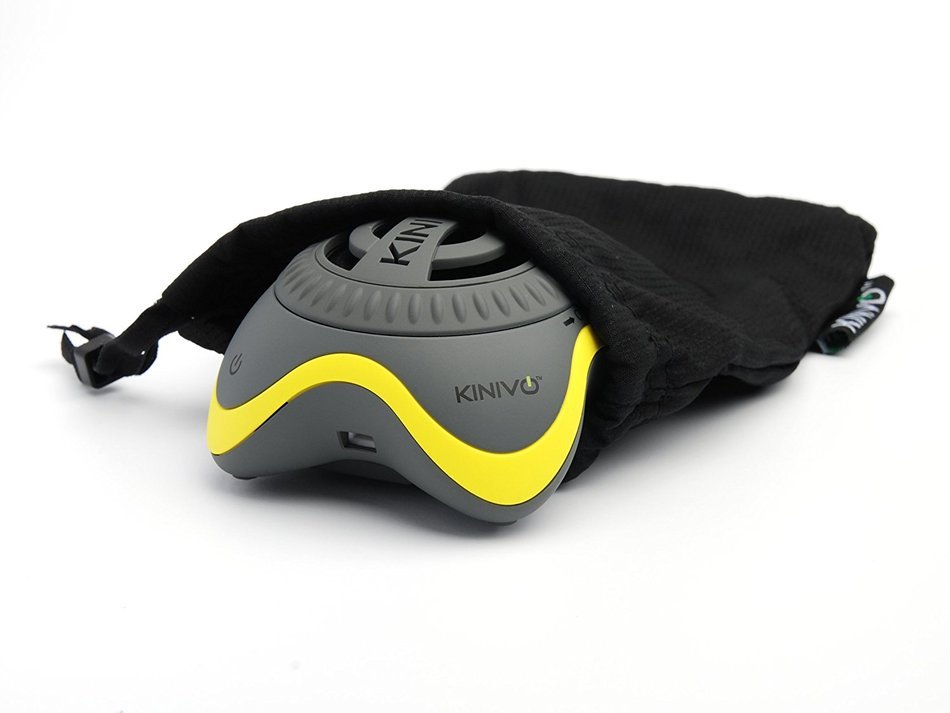 Kinivo ZX100 Mini Portable Speaker with Rechargeable Battery and Enhanced Bass Resonator (Black) N26