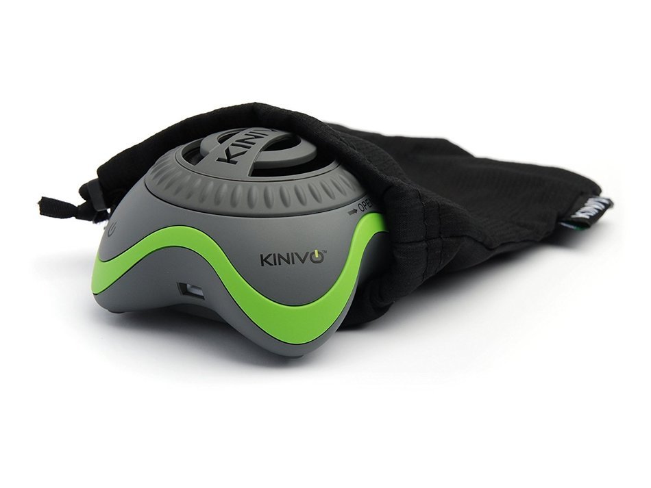 Kinivo ZX100 Mini Portable Speaker with Rechargeable Battery and Enhanced Bass Resonator (Black) N40