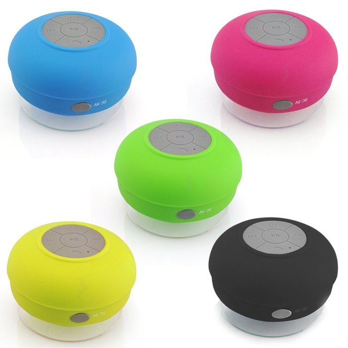 ljersa Waterproof Bluetooth Speaker Waterproof Wireless Bluetooth Handsfree Mic Suction Mini Speaker Shower Car... N23