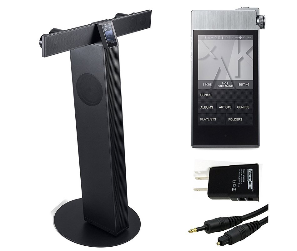 Astell&Kern AK T1 Ultimate All-In-One Sound System with AK100II High Resolution Audio Player with Optical Connection...