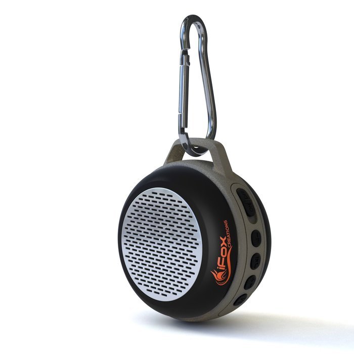 iFox IFS303 Ultra Portable Wireless Bluetooth Speaker for iPhone iPad iPod Android or PC with FM Radio, AUX, SD...