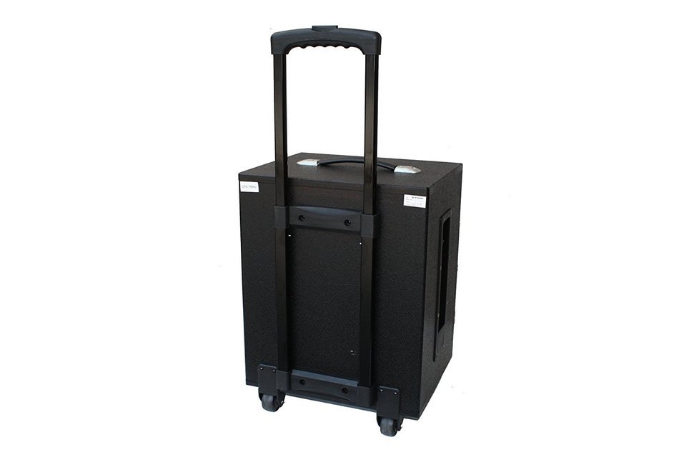 EMB PKL101PRO 1000W 10" Woofer w/ Colorful LED Lights - 7 Hours Battery - Rechargeable Trolley Portable Speaker... N9
